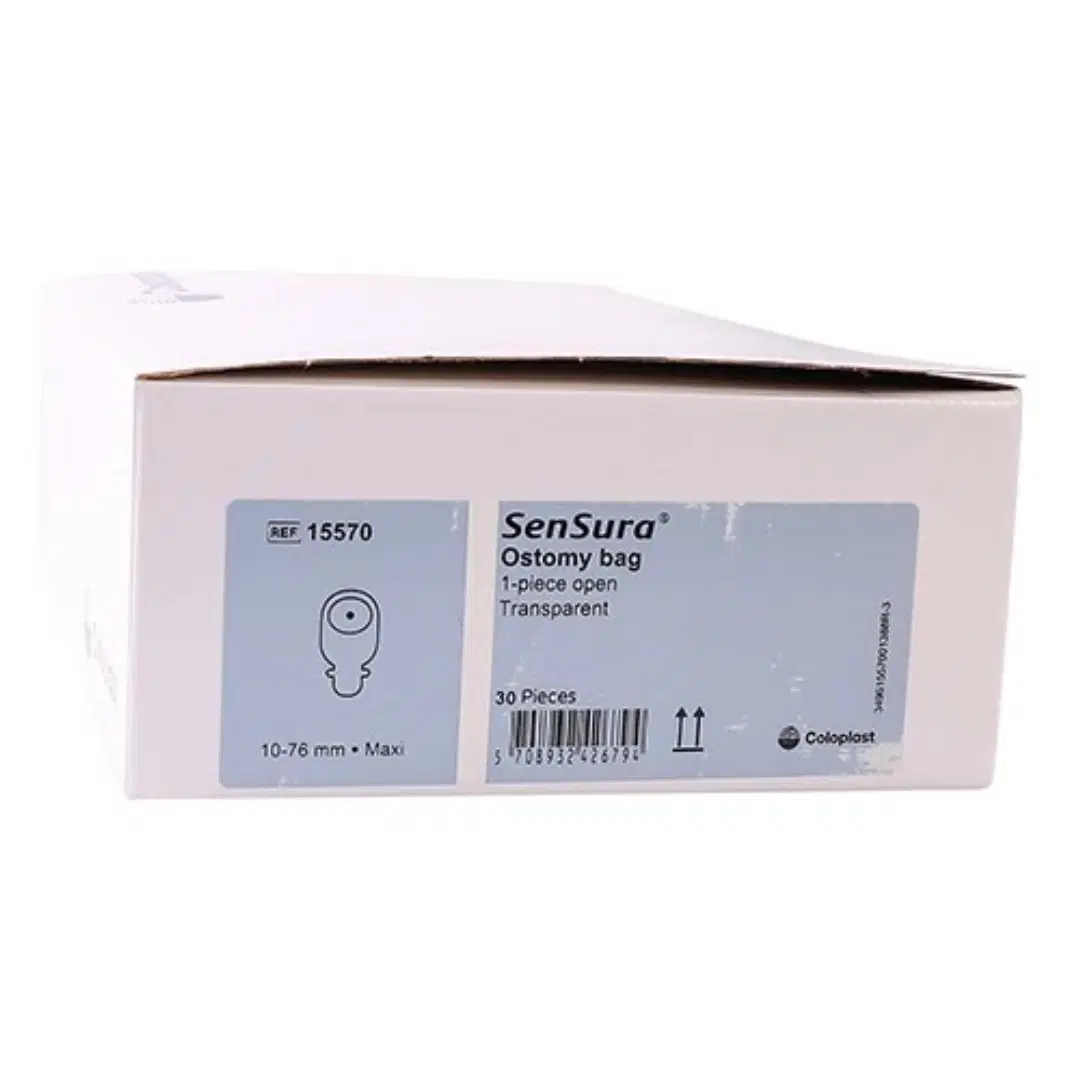 Coloplast 15570 - SenSura Transparent Drainable Bag (10-76mm)