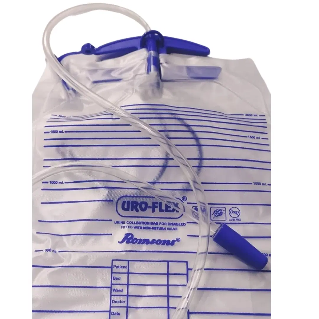 Romsons URO-FLEX Urine Collection Bag Fitted with Non-Return Valve