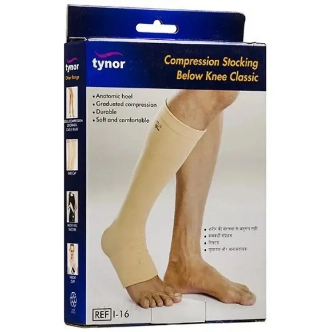 Tynor Below Knee Compression Stockings (Medium) I-16