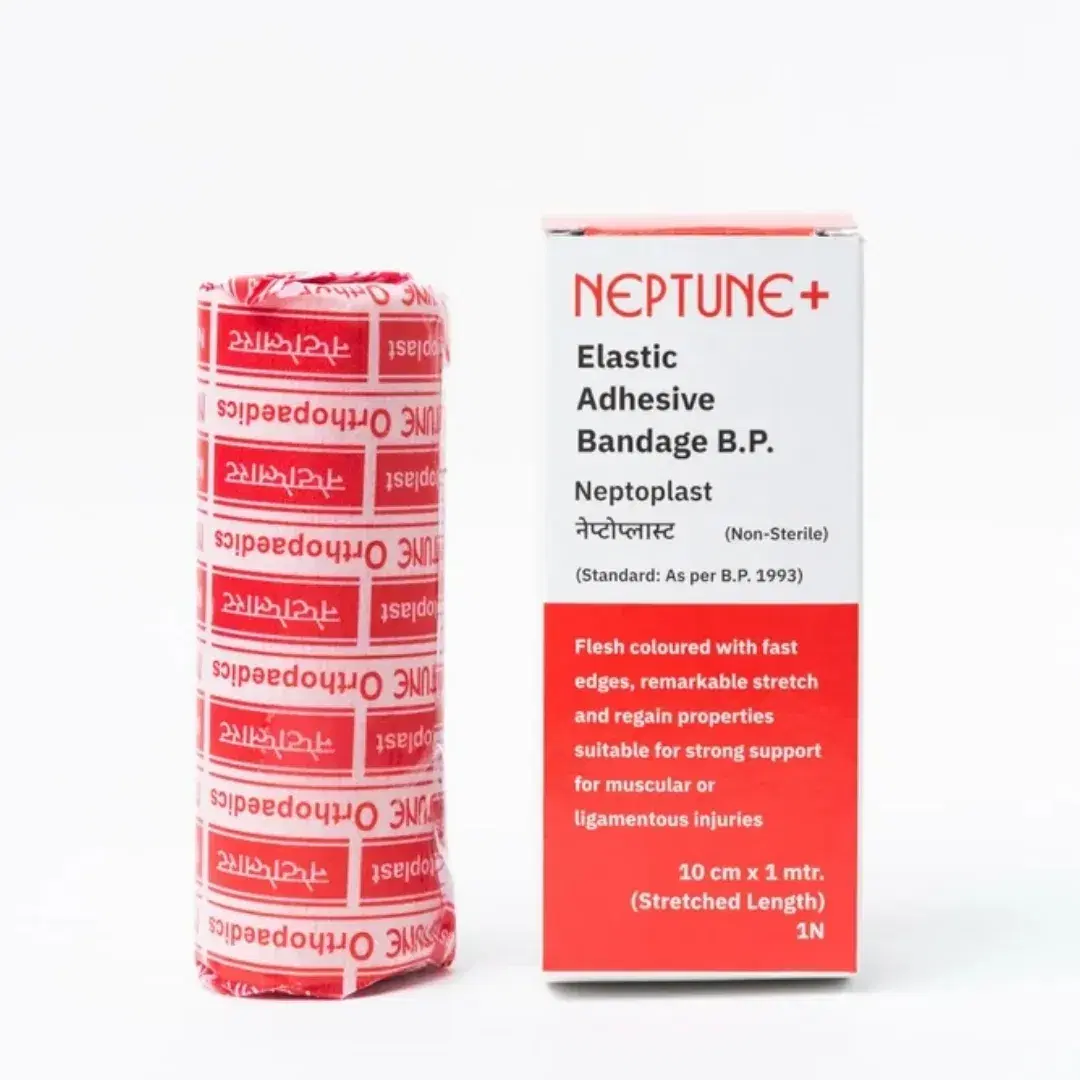 Neptoplast Elastic Adhesive Bandage 10cm x 1