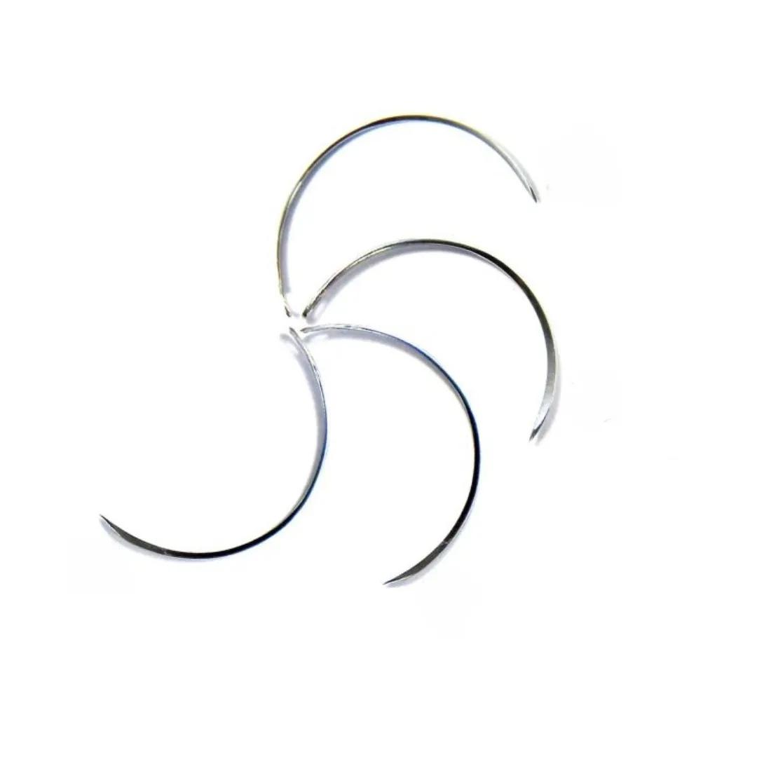 Suture Needles - Half Circle Round Body - 6 Needle Pack