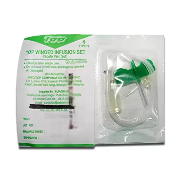 Top Scalp Vein Set (Infusion Set) - Best Quality