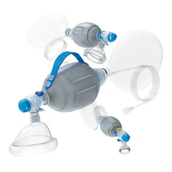 Flexicare Adult Single Use Resuscitators Pressure Relief 40cm H20 with Mask Size - 5
