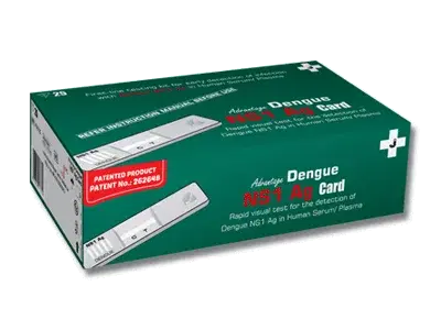 J Mitra Advantage Dengue NS1 Ag Card - 25 Kits