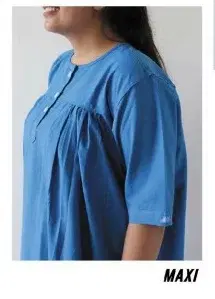 KCM Hospital Patient Maxi For Women Dark Blue Size - Universal