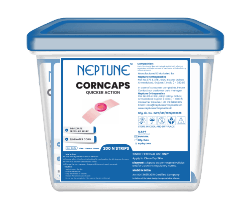 Neptune Corn Caps Quicker Action - box of 50*4