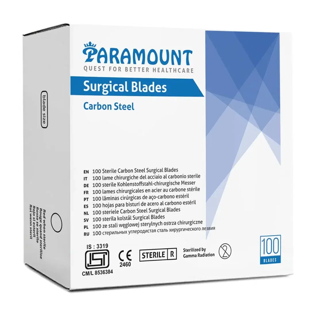 Paramount Surgical Blades (Carbon Steel)