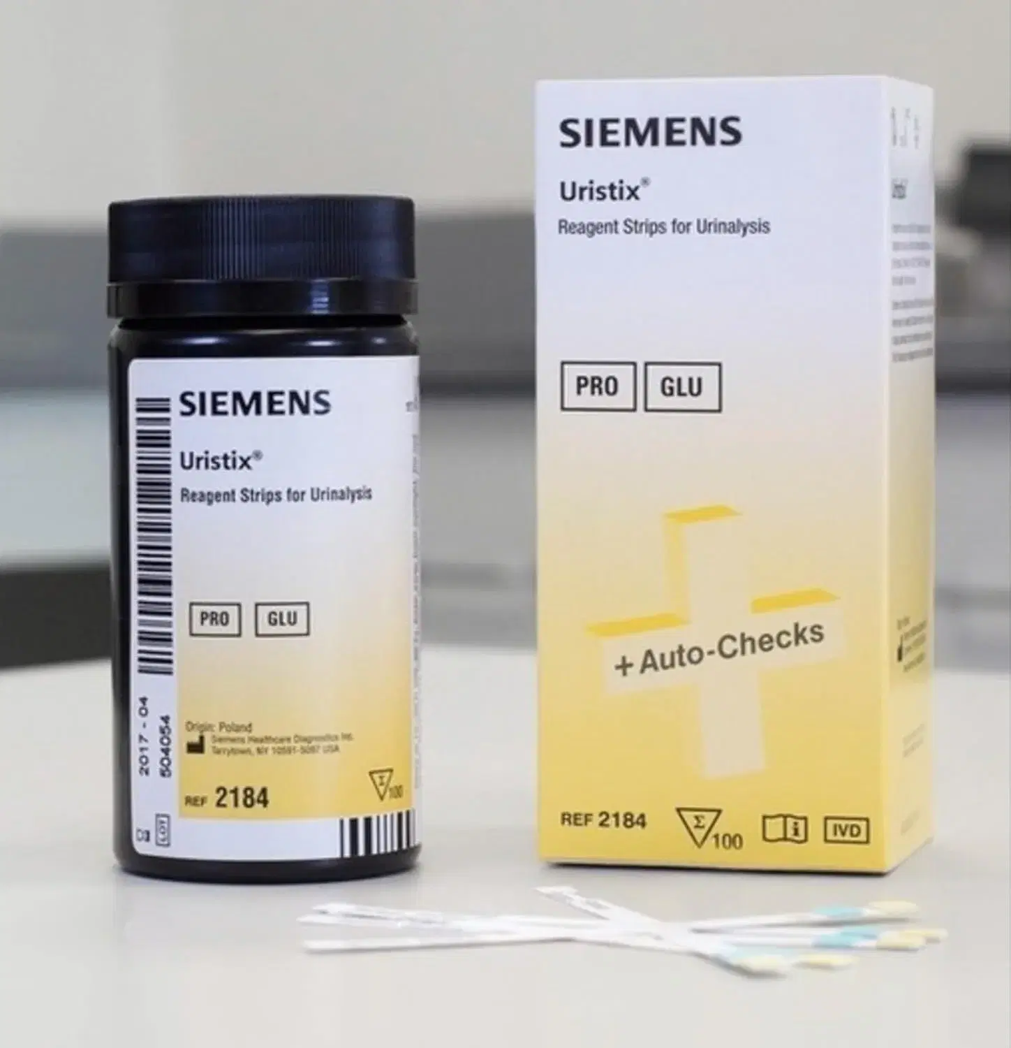 Siemens Uristix Reagent Strips For Urinalysis- 100 Strips